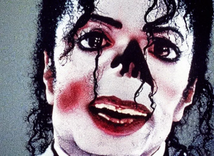 Prompt: scary Michael Jackson
