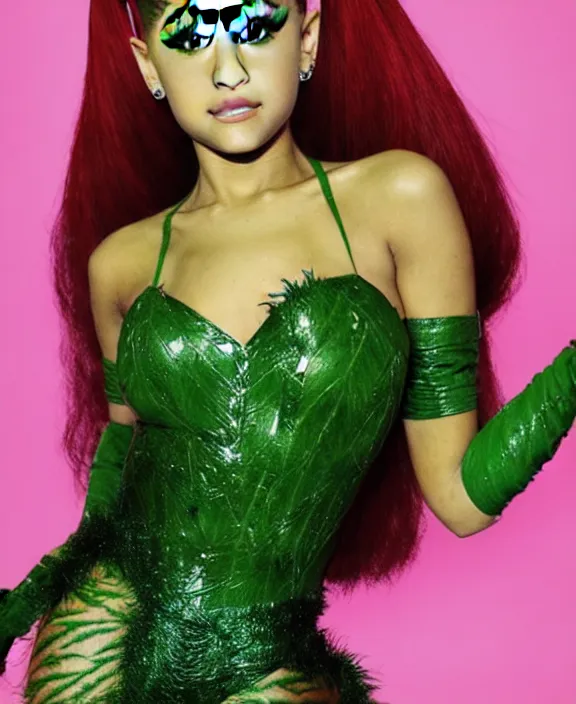 Prompt: ariana grande as poison ivy