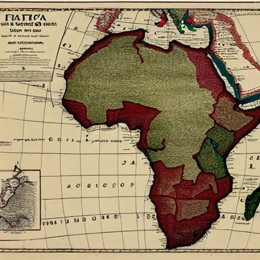 Image similar to first map of Africa