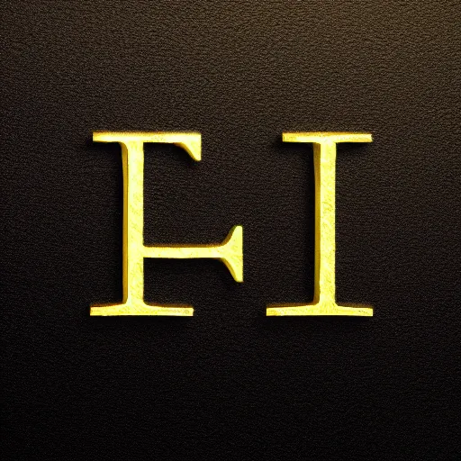 Image similar to a logo made with the text hel mort, letter in gold on a black texture background with gold plants around the letters, detailed, simmetric, professional,