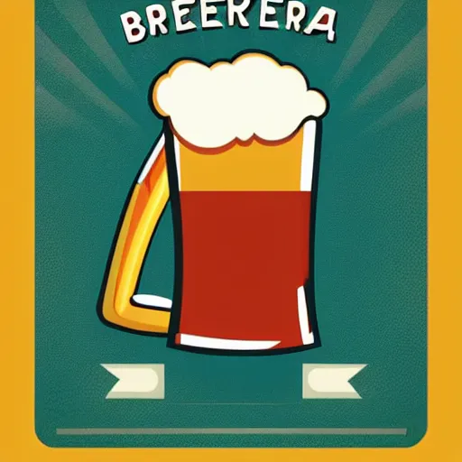 Prompt: Propaganda poster of a beer, sticker, highly detailed, colorful, illustration, smooth and clean vector curves, no jagged lines, vector art, smooth