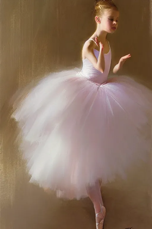 Prompt: Ballerina princess dancing in front of a mirror, painted by Vicente Romero Redondo