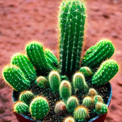 Prompt: alien cactus