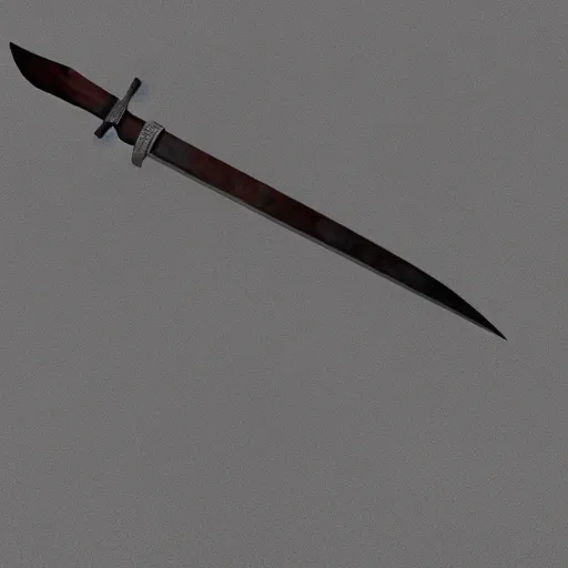 Image similar to roman warrior rising sword, 3d render,