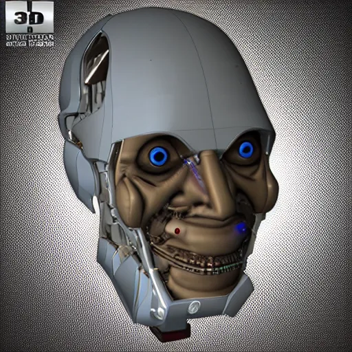 Prompt: 3D model of the perfect Cyborg, hard suface, ultra detailed