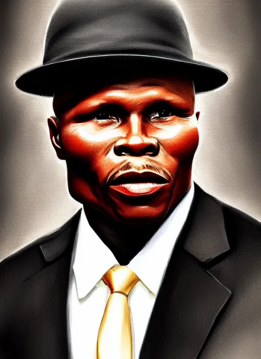 Prompt: chris eubank sr portrait, simply the best intricate, elegant, highly detailed, digital painting, artstation, concept art, smooth, sharp focus, illustration,