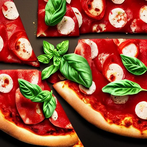 Image similar to italian pizza with watermelon, hyper realistic, 4 k, hyper detail, style by steve mccury and annie leibovitz and chindy sherman