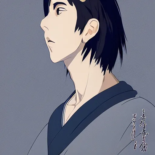 Prompt: Portrait of Haku from Spirited away as a prince in the desert, highly detailed, smooth, sharp focus, artstation, illustration, digital art by WLOP