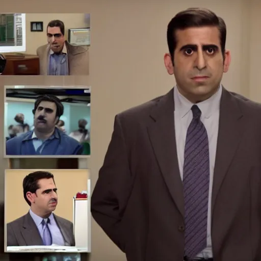 Image similar to Kurdish Michael Scott, still from The Office (US), ultra hd