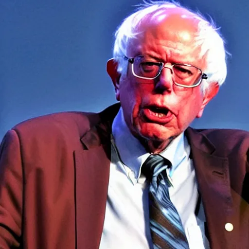 Image similar to bernie sanders, as a character in tekken