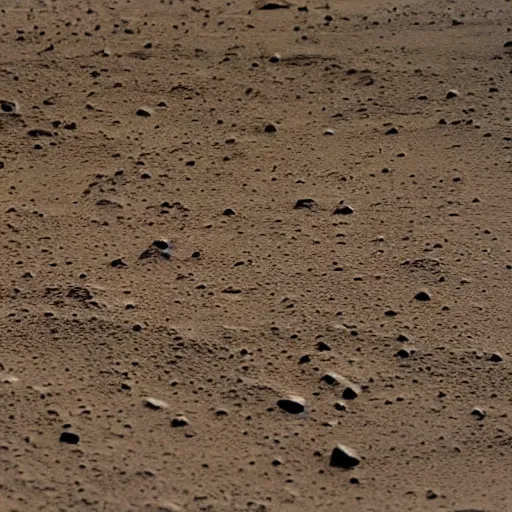 Image similar to unknown artifact seen on the surface of mars, blur, grainy, real photo, realistic, detailed