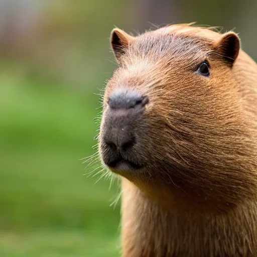 Prompt: photo of a capybara eating a nvidia gtx 1 9 9 0 graphic card, eos - 1 d, f / 1. 4, iso 2 0 0, 1 / 1 6 0 s, 8 k, raw, unedited, symmetrical balance, in - frame, award - winning