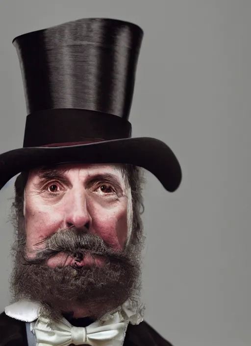 Prompt: closeup portrait of burlington berty wearing a monocle and a top hat, depth of field, zeiss lens, detailed, symmetrical, centered, fashion photoshoot, by Annie Leibovitz and Steve McCurry, David Lazar, Jimmy Nelsson, Breathtaking, 8k resolution, extremely detailed, beautiful, establishing shot, artistic, hyperrealistic, beautiful face, octane render