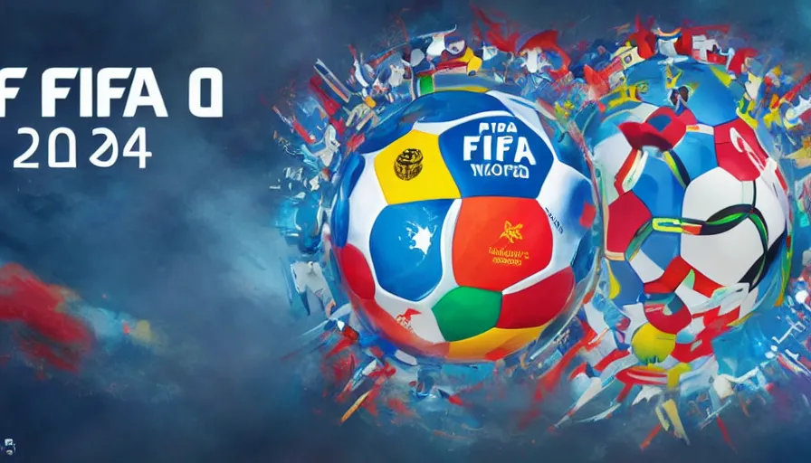 Prompt: fifa world cup 2 0 3 0 logo concept, hyperdetailed, artstation, cgsociety, 8 k