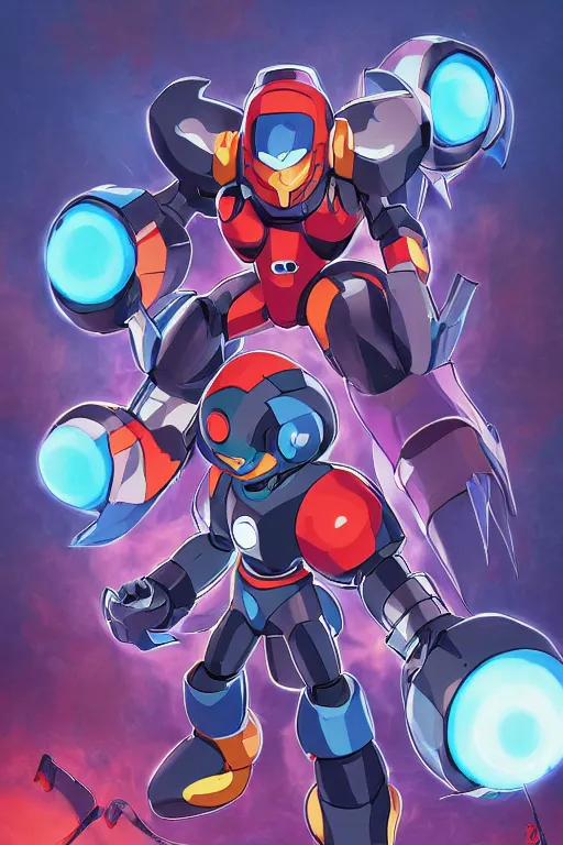 Image similar to robot ninja mask helmet megaman x zero rockman 2 0 2 2 switch game boss legacy collection fanart artsation, art gta 5 comics, behance hd by jesper ejsing, by rhads, makoto shinkai and lois van baarle, ilya kuvshinov, rossdraws global illumination ray tracing