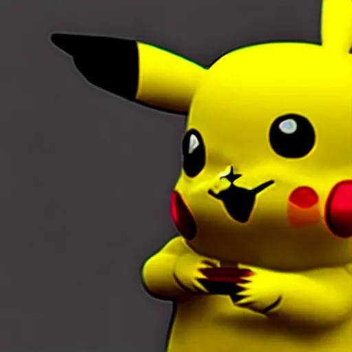 Image similar to pikachu smoking a joint, unreal engine 5