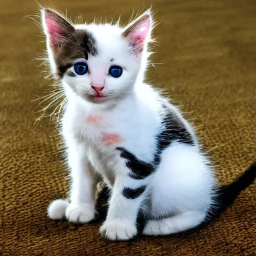 Prompt: a photo of a cute kitten