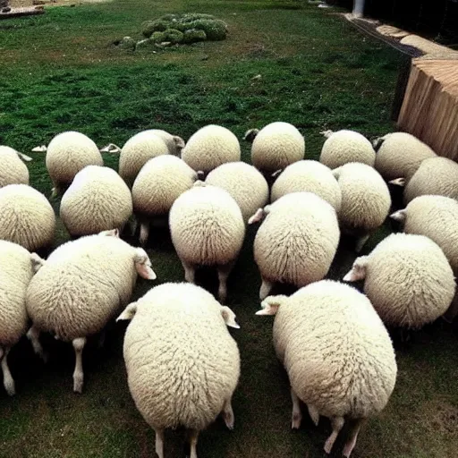 Image similar to sheep that looks like broccoli, broccoli sheep, sheep