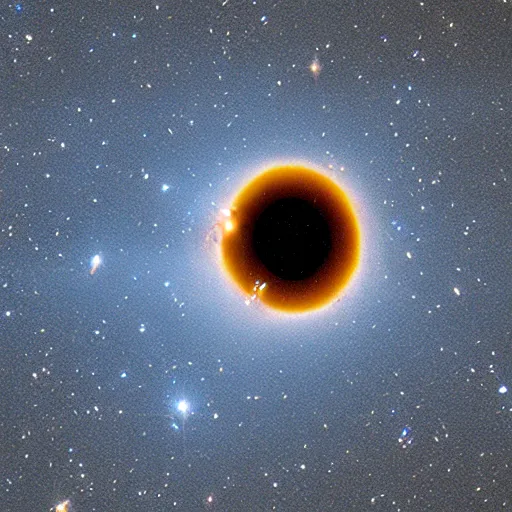 Image similar to 'Black Hole Blackhole Sunflower' Hubble Telescope image