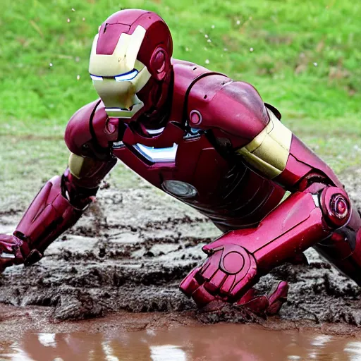 Image similar to ironman play in mud