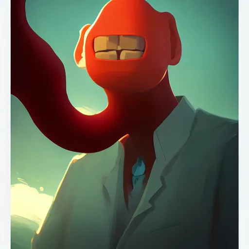 Image similar to face icon stylized minimalist ahh! real monsters, loftis, cory behance hd by jesper ejsing, by rhads, makoto shinkai and lois van baarle, ilya kuvshinov, rossdraws global illumination