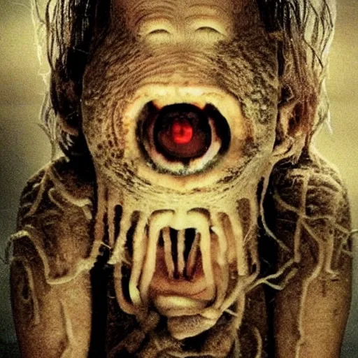 Image similar to b - grade horror film budget production a very strange creature made of cronenberg