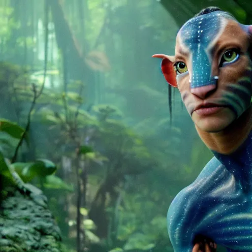 Image similar to still from avatar 2