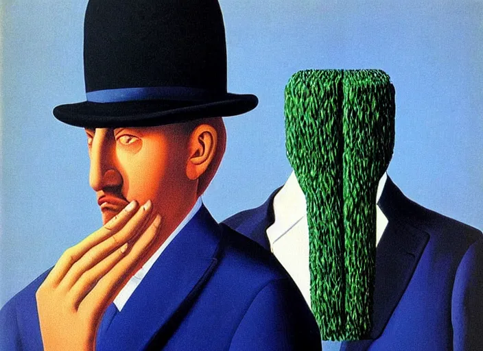 Image similar to change by rene magritte and salvadore dali