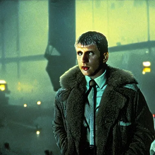 Prompt: Blade Runner with badgers