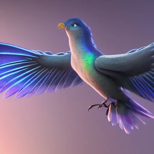 Prompt: a bird wing electricity, furry, soft, concept art, sharp focus, intricate details, highly detailed, photorealistic, disney pixar, octane render, iridescent, anime, 8 k