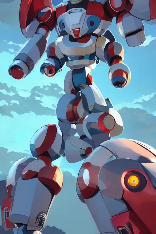 Image similar to metabots medabots medarotto medarot robot minimalist comics, behance hd by jesper ejsing, by rhads, makoto shinkai and lois van baarle, ilya kuvshinov, rossdraws global illumination ray tracing hdr radiating a glowing aura