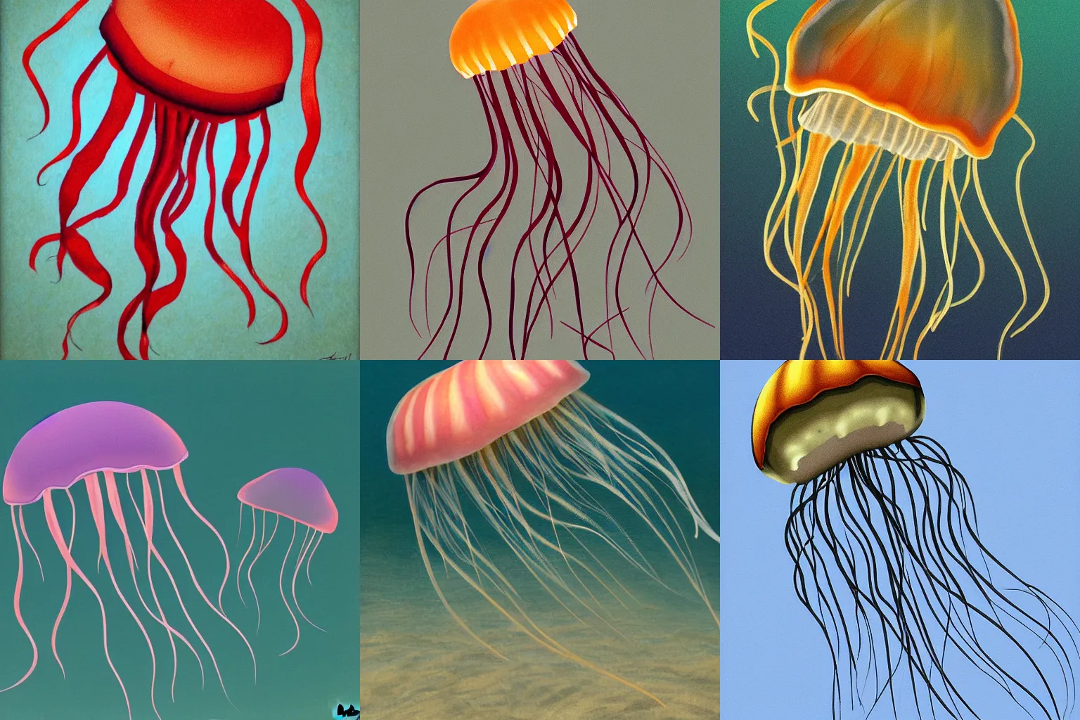 Prompt: jellyfish by John Berkley