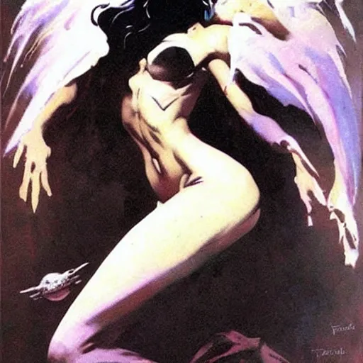 Image similar to sorceress by Frank Frazetta,fantasy artwork,beautiful,striking,high quality!!!!!,masterpiece!!!!