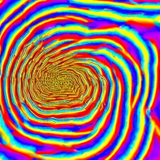 Prompt: psychedelic hypnotic optical illusion that helps people think