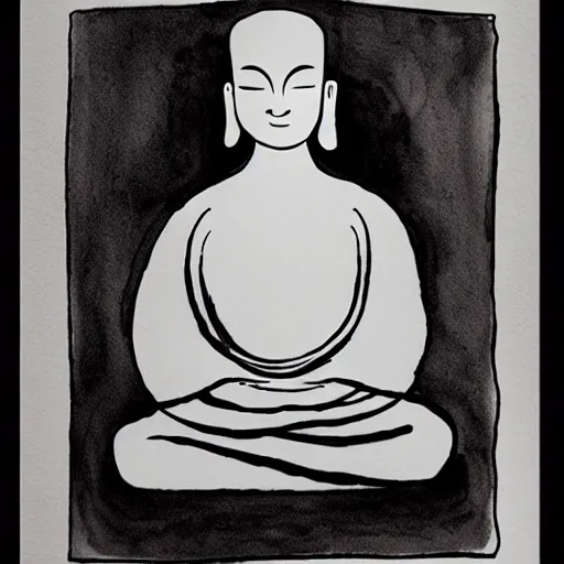 Image similar to zen, ink