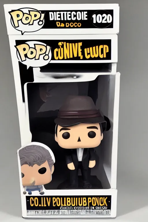 Image similar to detective columbo as funko pop figure