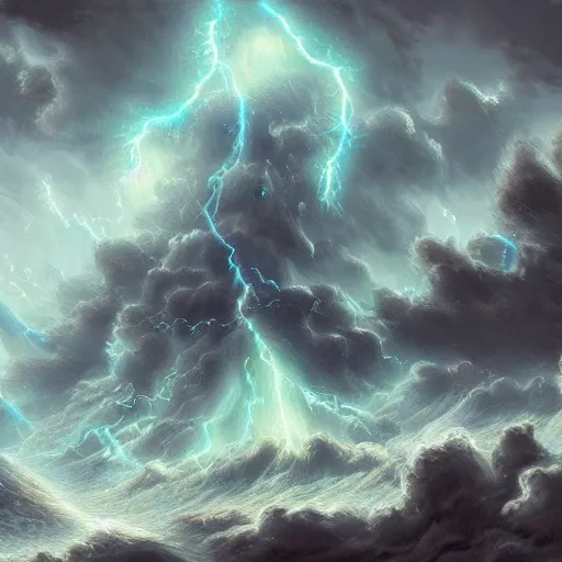 Image similar to explosive storm, fantasy art, concept art, ultra detail