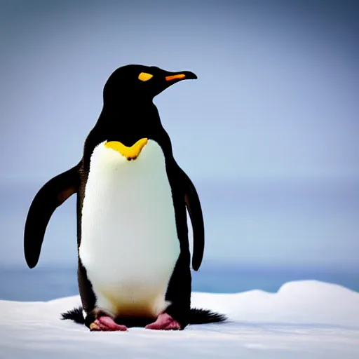 Image similar to a penguin - cat - hybrid, animal photography