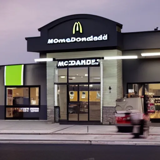 Prompt: homelander at mcdonalds, photograph from 2 0 2 2, 8 k