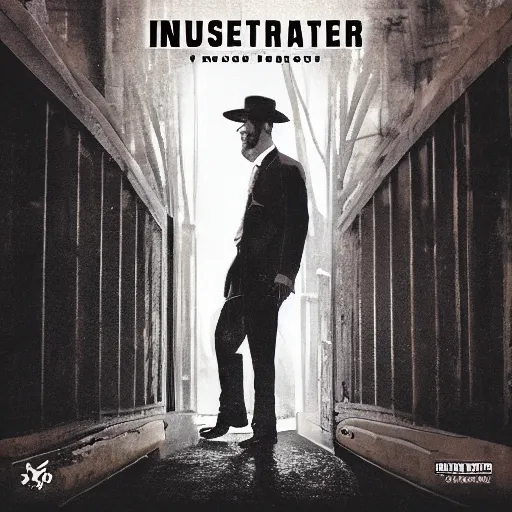 Image similar to the intruder, detective baggs, album cover