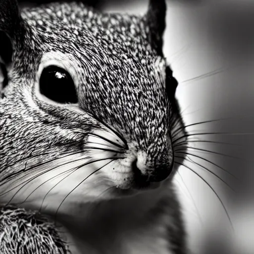 Prompt: a photo by bruce gilden of a squirrel politician, leica s, flash, high contrast, intricate, closeup of face, beautiful