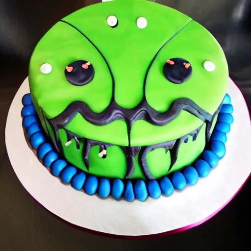 Image similar to Cthulhu shaped birthday cake