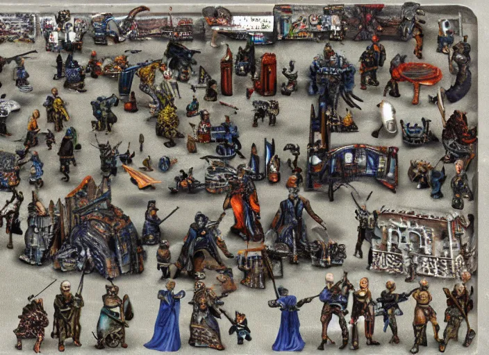 Image similar to Images on the store website, eBay, Miniature of citizens, fantasy