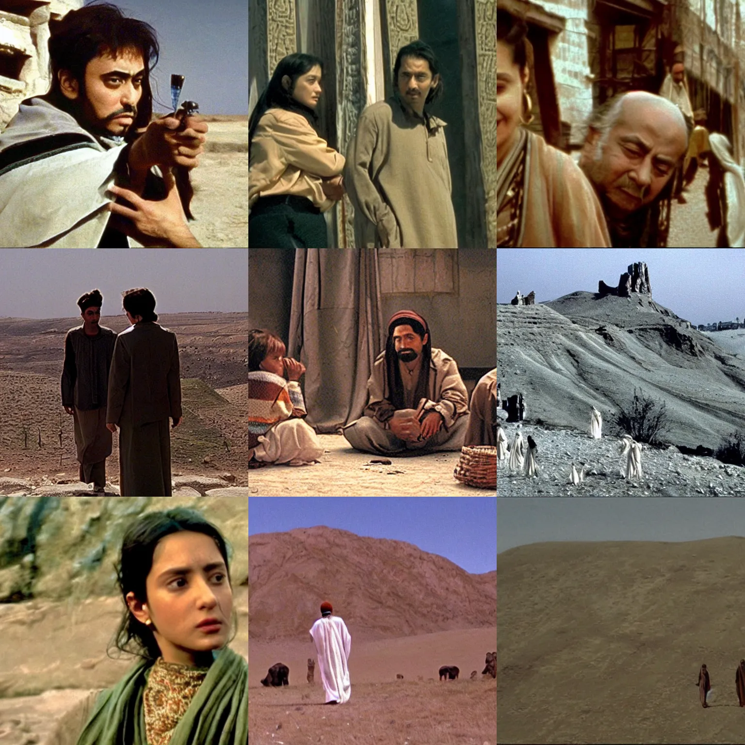 Prompt: a film still from naqoyqatsi ( 2 0 0 2 )