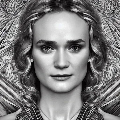 Image similar to fatally dreamlike beautiful face helen of Troy/Diane Kruger, dynamic lighting, cinematic, establishing shot, extremely high detail, shining, photo realistic, cinematic lighting, intricate line drawings, 8k resolution