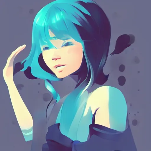 Image similar to high five, clean cel shaded vector art. shutterstock. behance hd by lois van baarle, artgerm, helen huang, by makoto shinkai and ilya kuvshinov, rossdraws, illustration