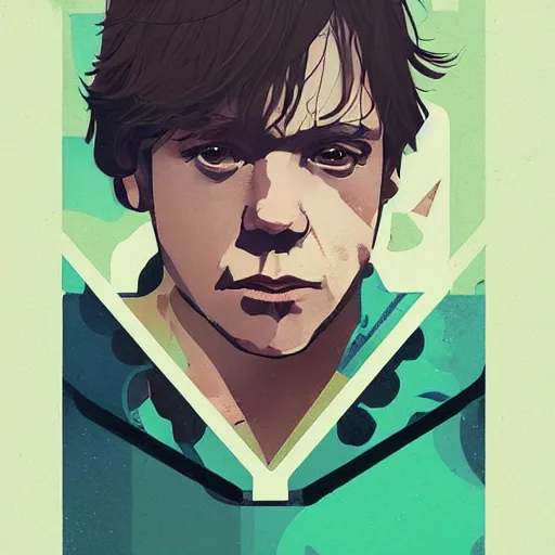 Prompt: Supreme x Luke Skywalker Profile Picture by Sachin Teng, asymmetrical, Organic Painting , Matte Painting, geometric shapes, hard edges, graffiti, street art,:2 by Sachin Teng:4