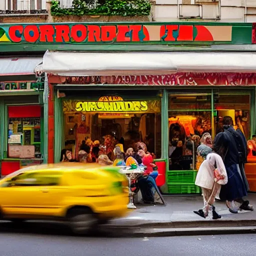 Image similar to the corndog subway in paris