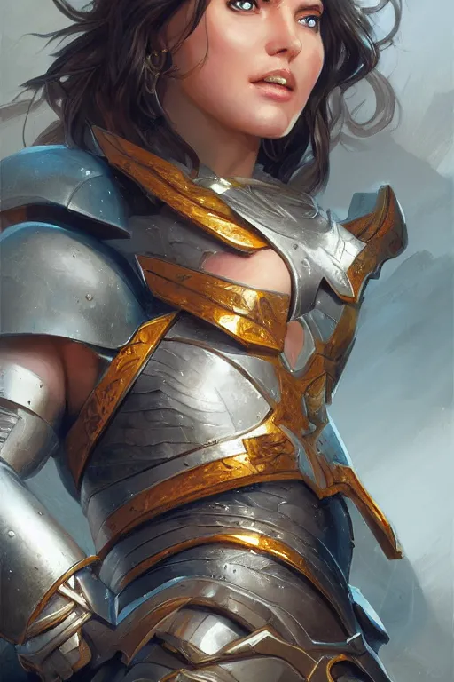 Image similar to amazon valkyrie athena, d & d, fantasy, portrait, highly detailed, headshot, digital painting, trending on artstation, concept art, sharp focus, illustration, art by artgerm and greg rutkowski and magali villeneuve