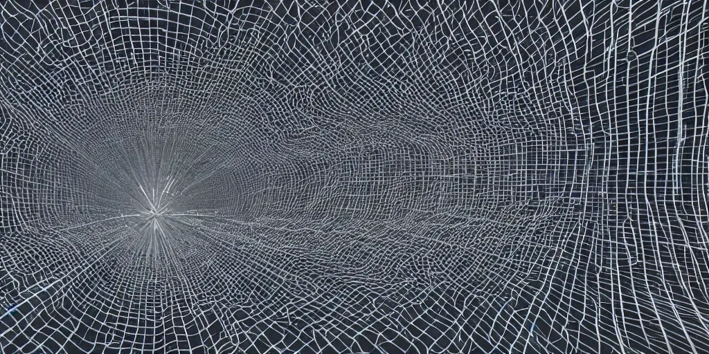 Image similar to particle collider, mechanical, particle simulation